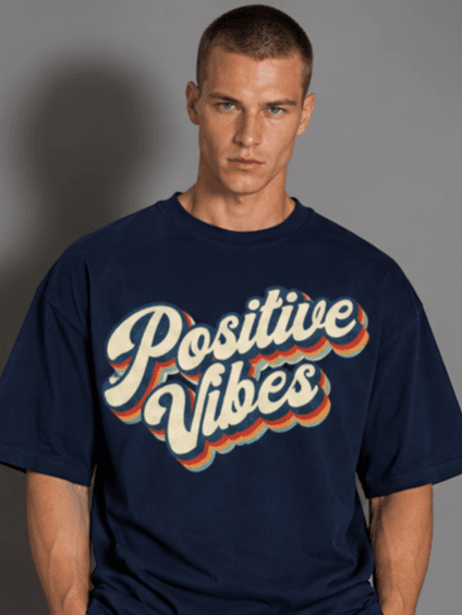 Positive vibes Edition oversized T-shirt